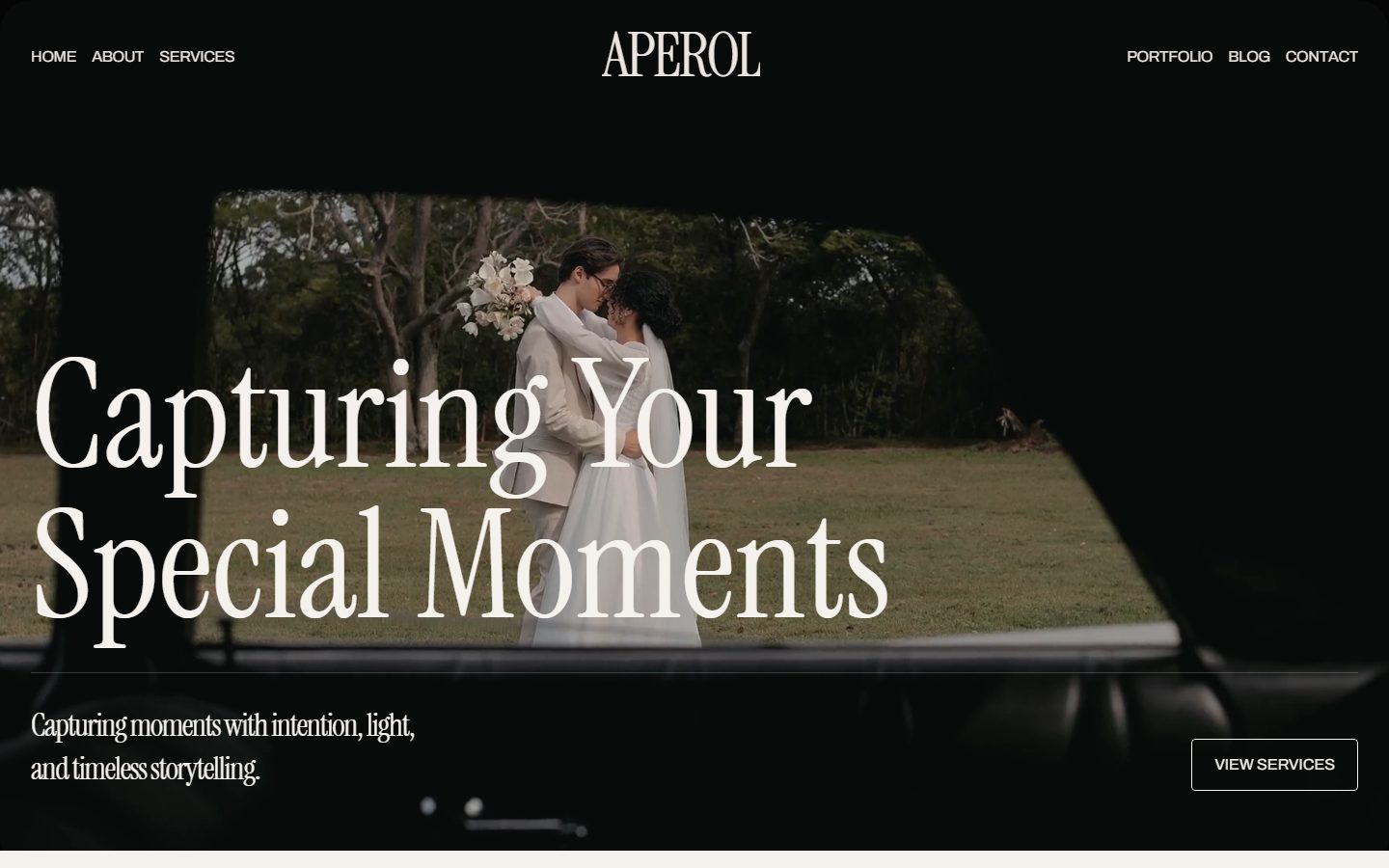 Aperol Editorial Photography 演示首屏