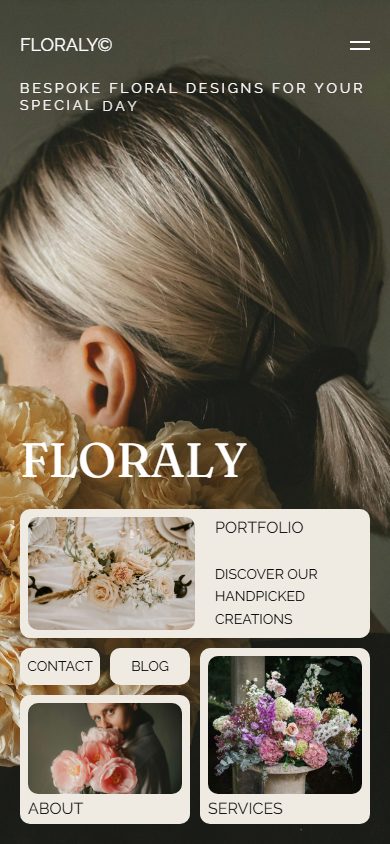 Floraly Editorial Floral 手机首屏