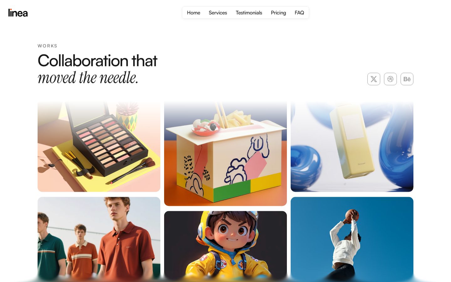 Linea Design Subscription 内容段落