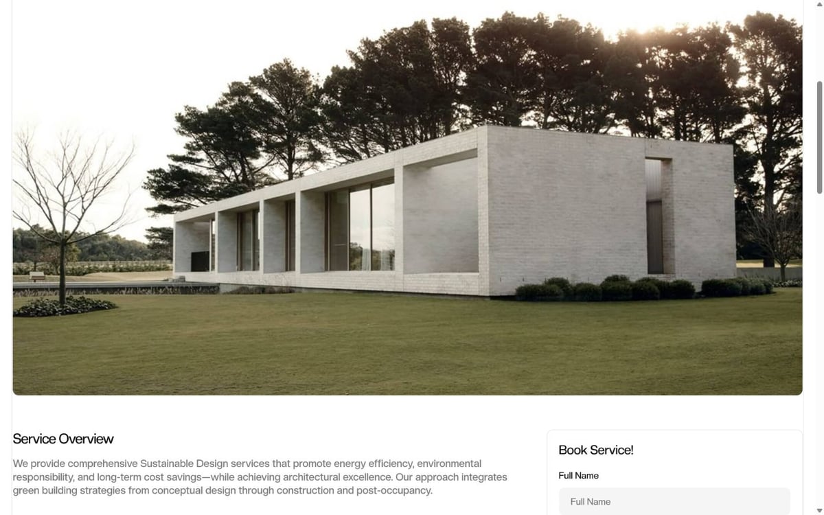 StudioArch 电脑页面预览